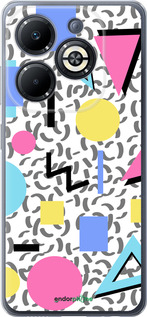 Силіконовий чехол Color shapes для Infinix Smart 8 Plus - 4893u-3677 изображение 