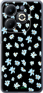 Силиконовый чехол Цветочный для Infinix Smart 8 Plus - 4900u-3677 изображение 