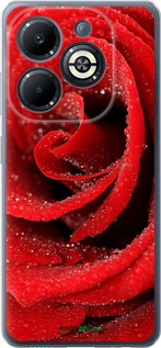 Силіконовий чехол Червона троянда для Infinix Smart 8 Plus - 529u-3677 изображение 