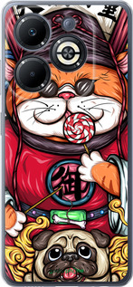 Силиконовый чехол № 5341 для Infinix Smart 8 Plus - 5341u-3677 изображение 