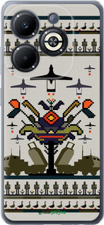 Силиконовый чехол Вышиванка UA для Infinix Smart 8 Plus - 5446u-3677 изображение 