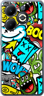 Силіконовий чехол Стікери v4 для Infinix Smart 8 Plus - 5508u-3677 изображение 