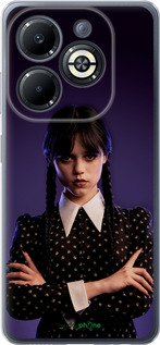 Силіконовий чехол Wednesday v3 для Infinix Smart 8 Plus - 5517u-3677 изображение 