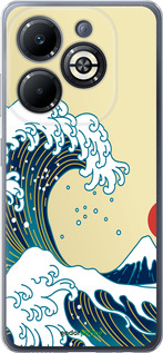 Силіконовий чехол Японські хвилі для Infinix Smart 8 Plus - 5533u-3677 изображение 