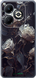 Силиконовый чехол Розы 2 для Infinix Smart 8 Plus - 5550u-3677 изображение 