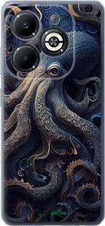 Силиконовый чехол Осьминог для Infinix Smart 8 Plus - 5551u-3677 изображение 
