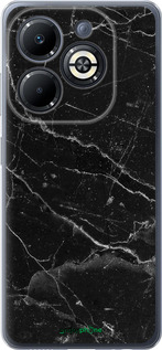 Силіконовий чехол Чорний мармур v2 для Infinix Smart 8 Plus - 5568u-3677 изображение 