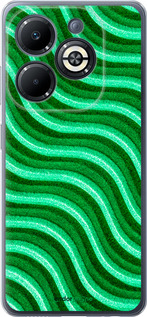 Силиконовый чехол Волнистые линии для Infinix Smart 8 Plus - 5578u-3677 изображение 