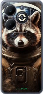 Силиконовый чехол Raccoon austronaut для Infinix Smart 8 Plus - 5581u-3677 изображение 