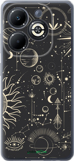 Силиконовый чехол Фаза луны для Infinix Smart 8 Plus - 5605u-3677 изображение 