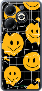 Силіконовий чехол Смайли v3 для Infinix Smart 8 Plus - 5623u-3677 изображение 