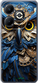 Силиконовый чехол Сова v2 для Infinix Smart 8 Plus - 5649u-3677 изображение 