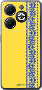 Силіконовий чехол Вишиванка 4 для Infinix Smart 8 Plus - 569u-3677 изображение 