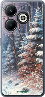 Силиконовый чехол Зимний пейзаж для Infinix Smart 8 Plus - 5814u-3677 изображение 