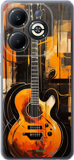 Силиконовый чехол Чехол для телефона Оранжевая Гитара для Infinix Smart 8 Plus - 5934u-3677 изображение 