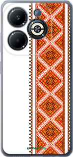 Силиконовый чехол Вышиванка 25 для Infinix Smart 8 Plus - 593u-3677 изображение 