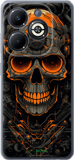 Силиконовый чехол Череп для Infinix Smart 8 Plus - 5952u-3677 изображение 