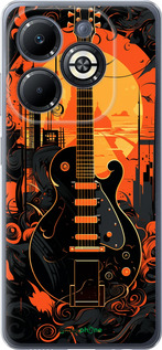 Силиконовый чехол Гитара для Infinix Smart 8 Plus - 5957u-3677 изображение 