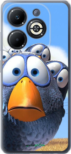 Силиконовый чехол Angry Birds для Infinix Smart 8 Plus - 6008u-3677 изображение 