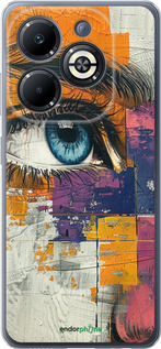 Силиконовый чехол Цветная фреска для Infinix Smart 8 Plus - 6032u-3677 изображение 