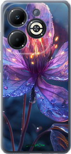 Силиконовый чехол Магический цветок для Infinix Smart 8 Plus - 6038u-3677 изображение 