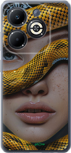 Силіконовий чехол Обійми змії для Infinix Smart 8 Plus - 6081u-3677 изображение 