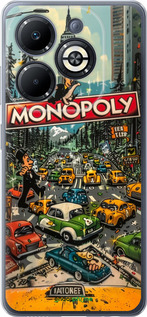 Силиконовый чехол Городской драйв Monopoly для Infinix Smart 8 Plus - 6088u-3677 изображение 