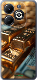 Силиконовый чехол Сияние золота для Infinix Smart 8 Plus - 6104u-3677 изображение 