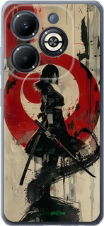 Силиконовый чехол Боевое искусство для Infinix Smart 8 Plus - 6126u-3677 изображение 