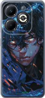 Силиконовый чехол Satoru Gojou для Infinix Smart 8 Plus - 6128u-3677 изображение 