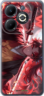 Силіконовий чехол Аниме воин для Infinix Smart 8 Plus - 6281u-3677 изображение 