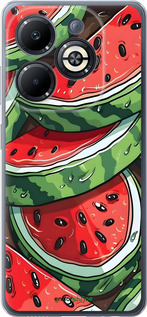 Силиконовый чехол Арбуз для Infinix Smart 8 Plus - 6315u-3677 изображение 