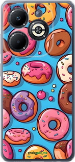 Силиконовый чехол Пончики для Infinix Smart 8 Plus - 6318u-3677 изображение 