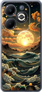 Силіконовий чехол Арт волны для Infinix Smart 8 Plus - 6332u-3677 изображение 