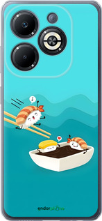 Силиконовый чехол Суши для Infinix Smart 8 Plus - 6354u-3677 изображение 