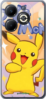 Силиконовый чехол Пикачу для Infinix Smart 8 Plus - 6383u-3677 изображение 