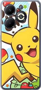 Силиконовый чехол Пикачу 2 для Infinix Smart 8 Plus - 6391u-3677 изображение 