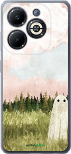 Силиконовый чехол Привидение для Infinix Smart 8 Plus - 6401u-3677 изображение 