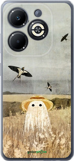 Силиконовый чехол Призрак в поле для Infinix Smart 8 Plus - 6427u-3677 изображение 