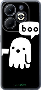 Силиконовый чехол Призрак Неодобрения для Infinix Smart 8 Plus - 6431u-3677 изображение 