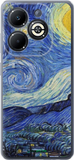 Силиконовый чехол «Звездная ночь» Винсента Ван Гога для Infinix Smart 8 Plus - 6433u-3677 изображение 