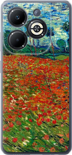 Силиконовый чехол Винсент Ван Гог-Маковое поле для Infinix Smart 8 Plus - 6466u-3677 изображение 