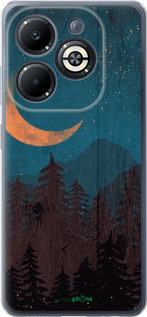 Силіконовий чехол Зоряний ліс для Infinix Smart 8 Plus - 6480u-3677 изображение 