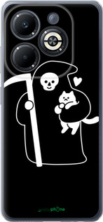 Силиконовый чехол С изображением Кошек для Infinix Smart 8 Plus - 6485u-3677 изображение 