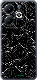 Силиконовый чехол С изображением Темных гор для Infinix Smart 8 Plus - 6489u-3677 изображение 