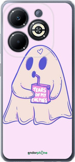 Силиконовый чехол Милый призрак для Infinix Smart 8 Plus - 6507u-3677 изображение 