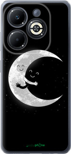 Силиконовый чехол Лунные объятия для Infinix Smart 8 Plus - 6508u-3677 изображение 