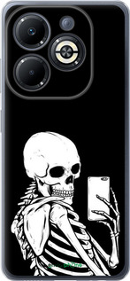 Силіконовий чехол Скелет робить Selfie для Infinix Smart 8 Plus - 6535u-3677 изображение 