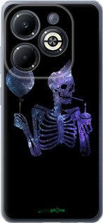 Силиконовый чехол Скелетное искусство для Infinix Smart 8 Plus - 6536u-3677 изображение 
