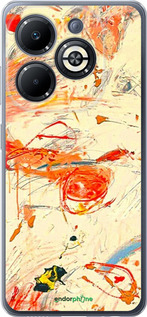 Силиконовый чехол Динамичная картина с хаотичными мазками для Infinix Smart 8 Plus - 6540u-3677 изображение 